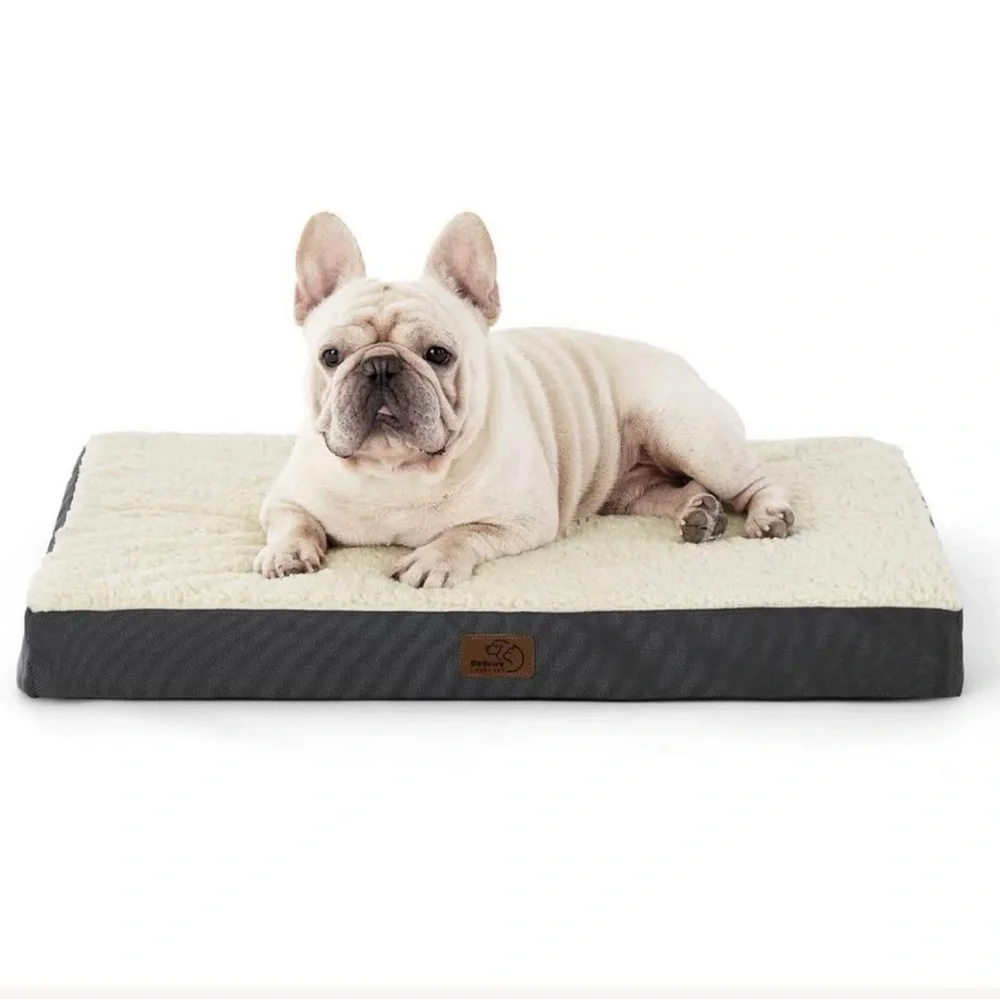 Bedsure Orthopedic Dog Bed 20x15x3 Memory Foam Pet Mat